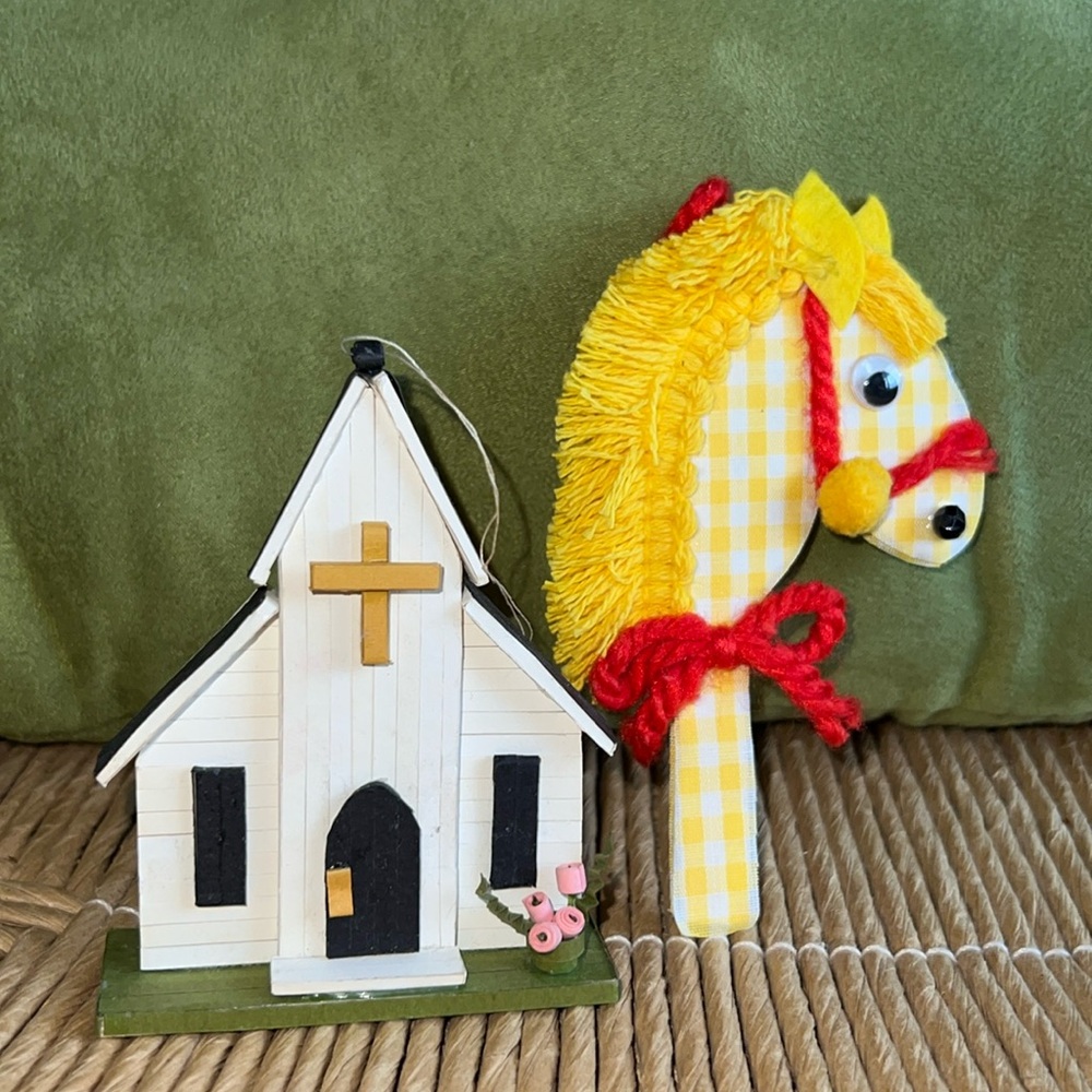Vintage Handmade Ornaments- SFH